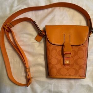 COACH Track Small Flap Crossbody